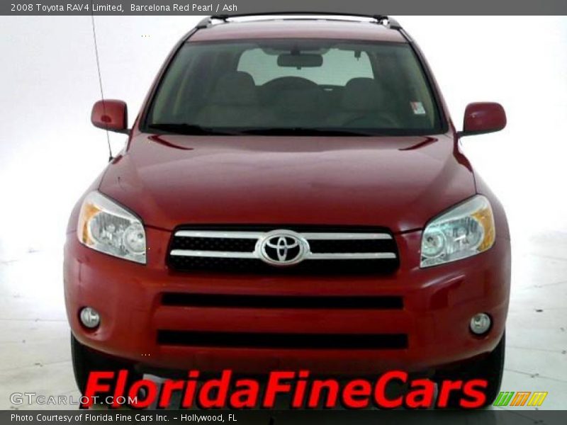 Barcelona Red Pearl / Ash 2008 Toyota RAV4 Limited