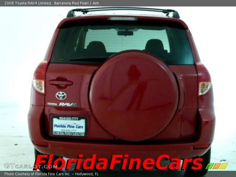Barcelona Red Pearl / Ash 2008 Toyota RAV4 Limited