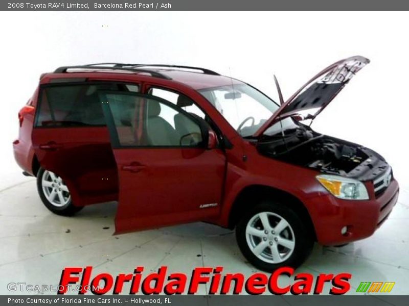 Barcelona Red Pearl / Ash 2008 Toyota RAV4 Limited