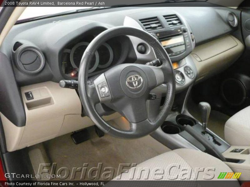 Barcelona Red Pearl / Ash 2008 Toyota RAV4 Limited