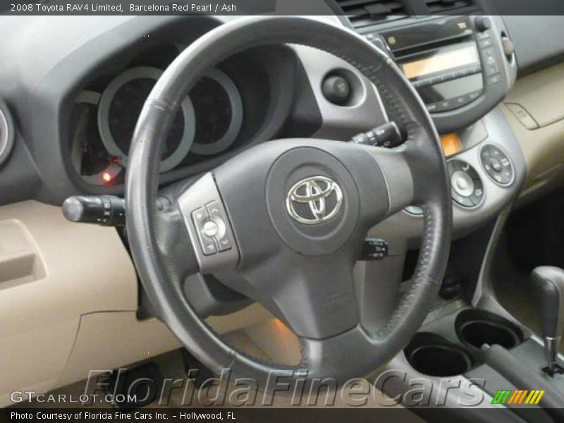 Barcelona Red Pearl / Ash 2008 Toyota RAV4 Limited