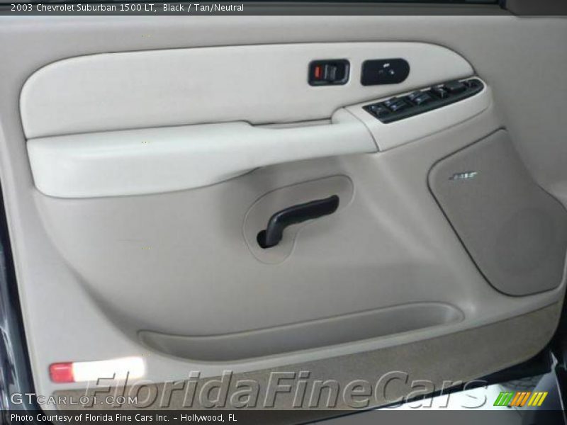 Black / Tan/Neutral 2003 Chevrolet Suburban 1500 LT
