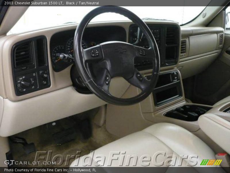 Black / Tan/Neutral 2003 Chevrolet Suburban 1500 LT