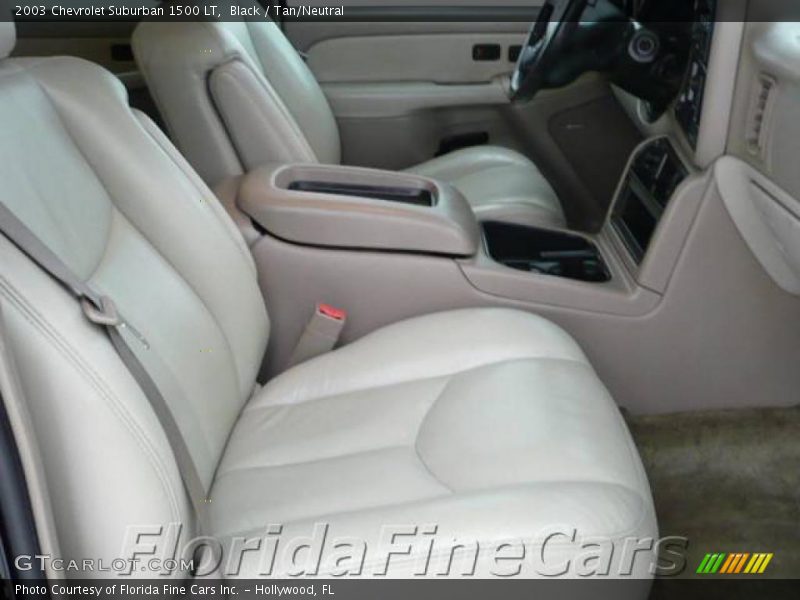 Black / Tan/Neutral 2003 Chevrolet Suburban 1500 LT