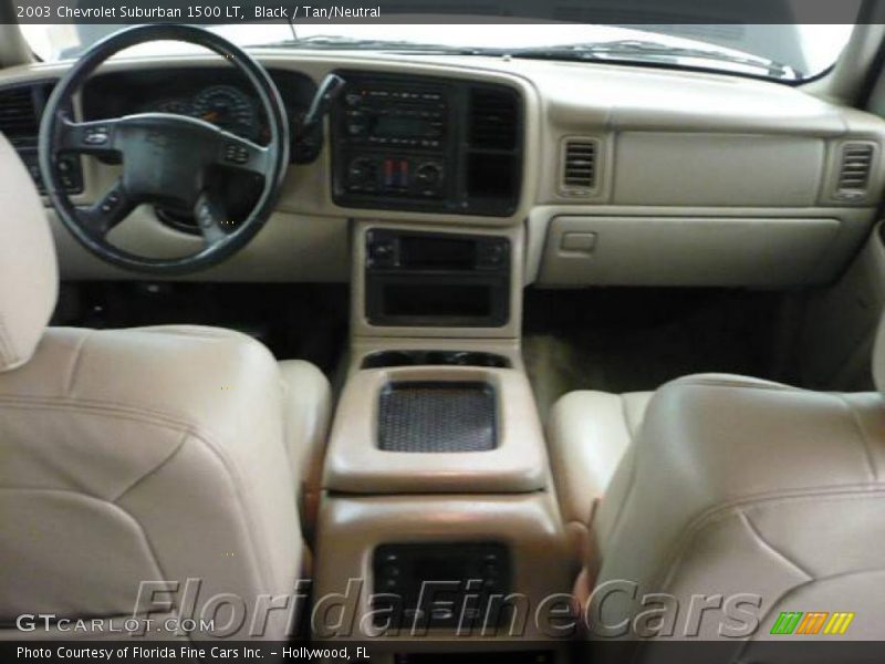 Black / Tan/Neutral 2003 Chevrolet Suburban 1500 LT
