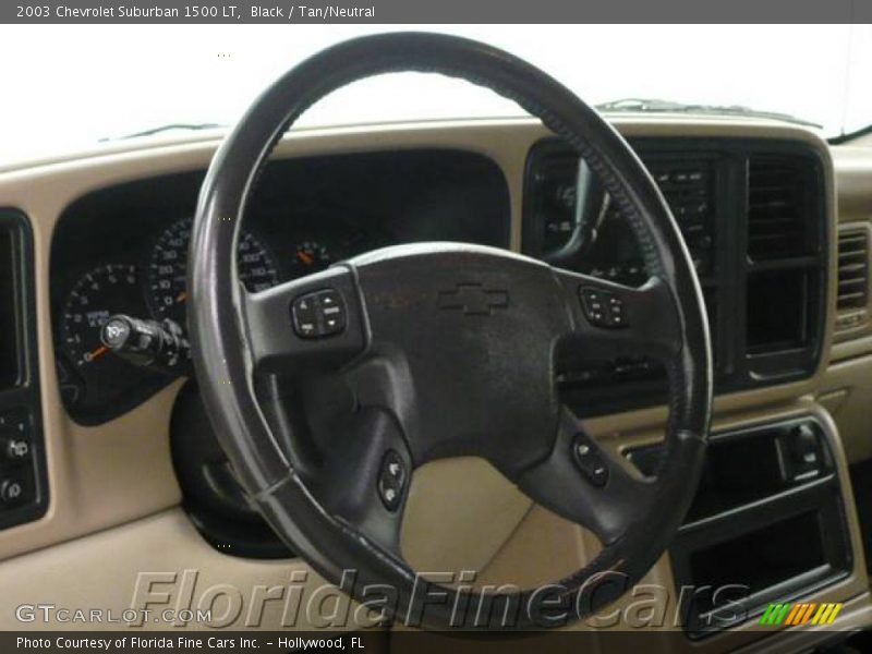 Black / Tan/Neutral 2003 Chevrolet Suburban 1500 LT