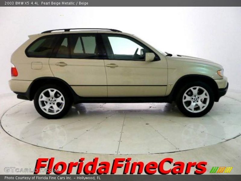 Pearl Beige Metallic / Beige 2003 BMW X5 4.4i