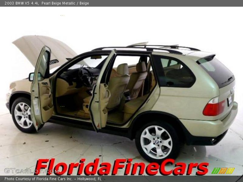 Pearl Beige Metallic / Beige 2003 BMW X5 4.4i