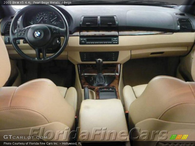 Pearl Beige Metallic / Beige 2003 BMW X5 4.4i