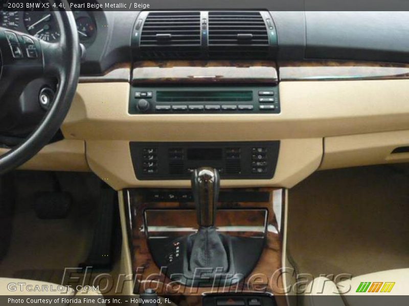 Pearl Beige Metallic / Beige 2003 BMW X5 4.4i
