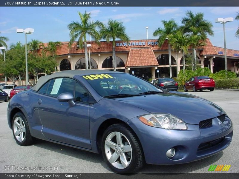 Still Blue Pearl / Medium Gray 2007 Mitsubishi Eclipse Spyder GS