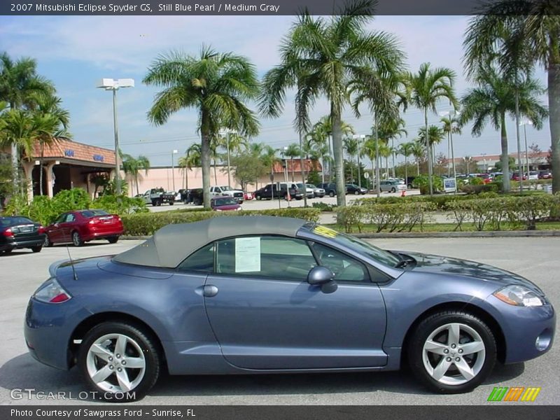 Still Blue Pearl / Medium Gray 2007 Mitsubishi Eclipse Spyder GS