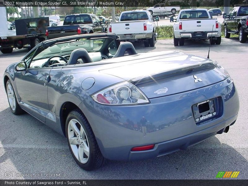 Still Blue Pearl / Medium Gray 2007 Mitsubishi Eclipse Spyder GS