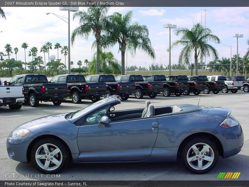 Still Blue Pearl / Medium Gray 2007 Mitsubishi Eclipse Spyder GS