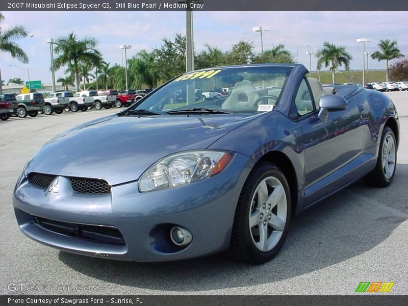 Still Blue Pearl / Medium Gray 2007 Mitsubishi Eclipse Spyder GS