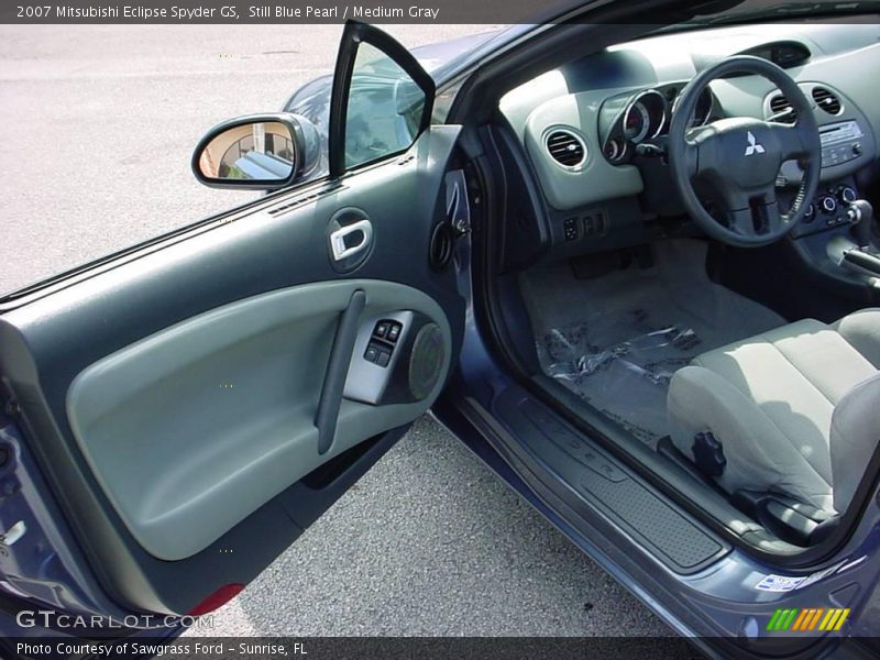 Still Blue Pearl / Medium Gray 2007 Mitsubishi Eclipse Spyder GS
