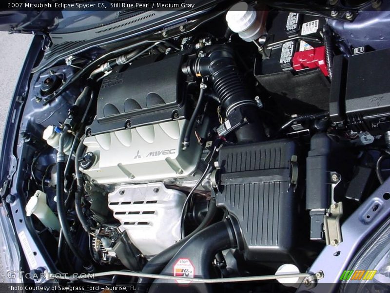 Still Blue Pearl / Medium Gray 2007 Mitsubishi Eclipse Spyder GS
