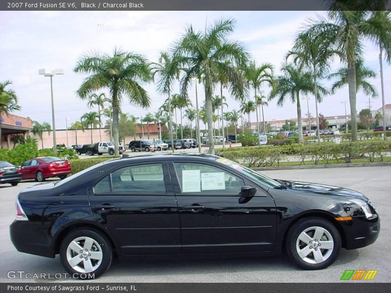 Black / Charcoal Black 2007 Ford Fusion SE V6