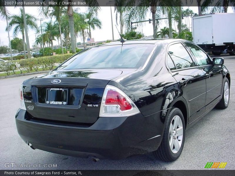 Black / Charcoal Black 2007 Ford Fusion SE V6