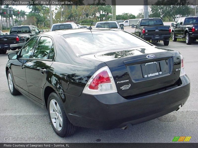 Black / Charcoal Black 2007 Ford Fusion SE V6