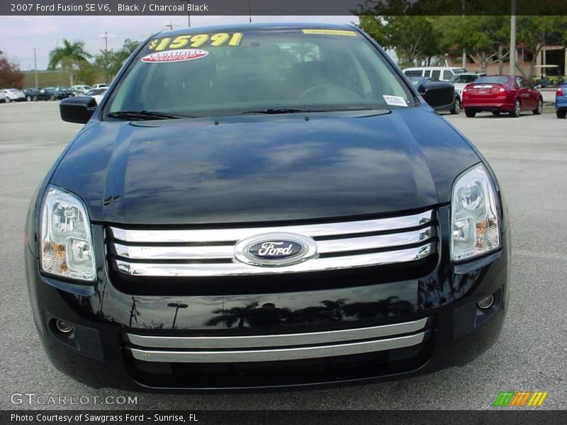 Black / Charcoal Black 2007 Ford Fusion SE V6