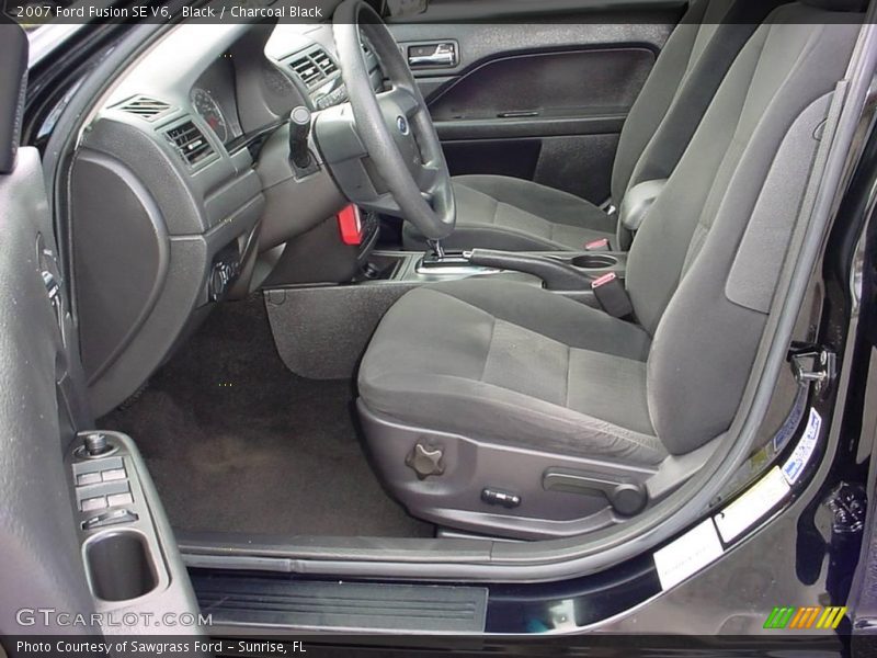 Black / Charcoal Black 2007 Ford Fusion SE V6
