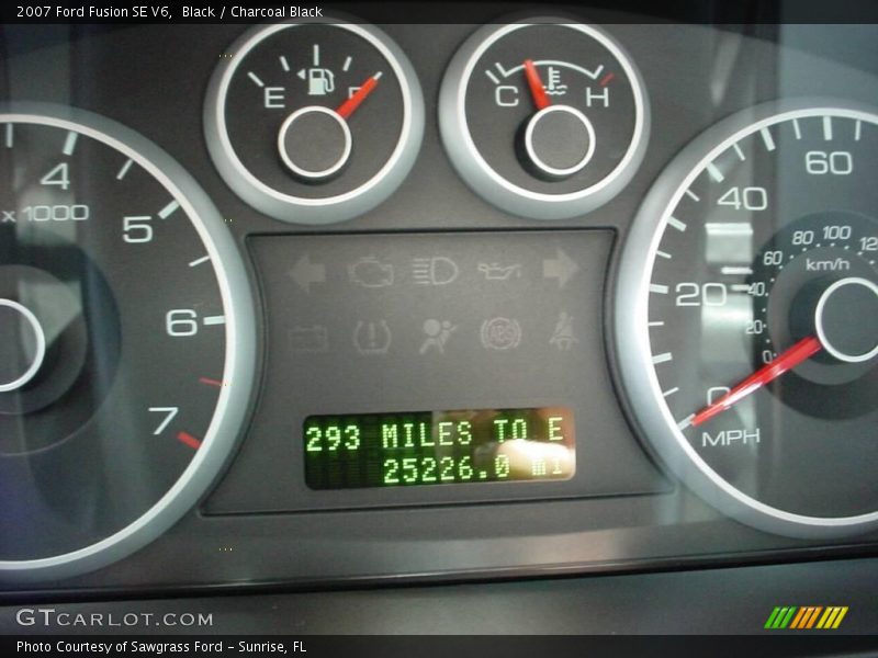 Black / Charcoal Black 2007 Ford Fusion SE V6