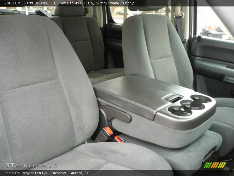 Summit White / Ebony 2008 GMC Sierra 3500HD SLE Crew Cab 4x4 Dually