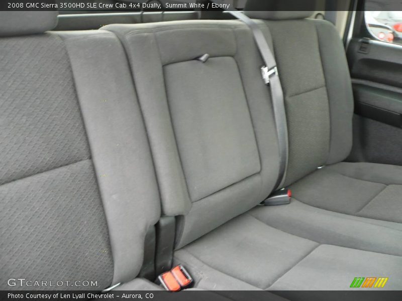 Summit White / Ebony 2008 GMC Sierra 3500HD SLE Crew Cab 4x4 Dually