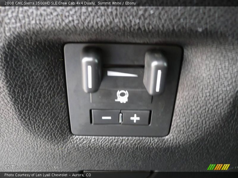 Summit White / Ebony 2008 GMC Sierra 3500HD SLE Crew Cab 4x4 Dually