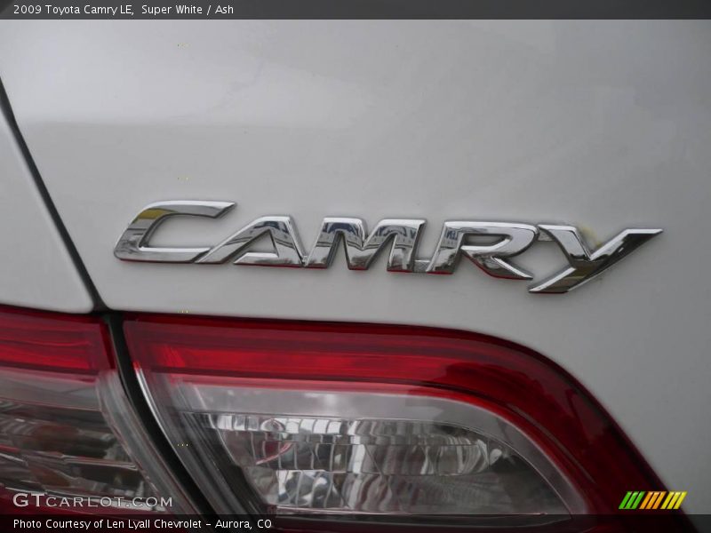 Super White / Ash 2009 Toyota Camry LE