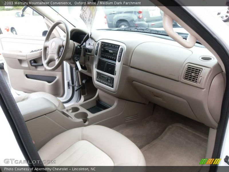 Oxford White / Medium Dark Parchment 2003 Mercury Mountaineer Convenience
