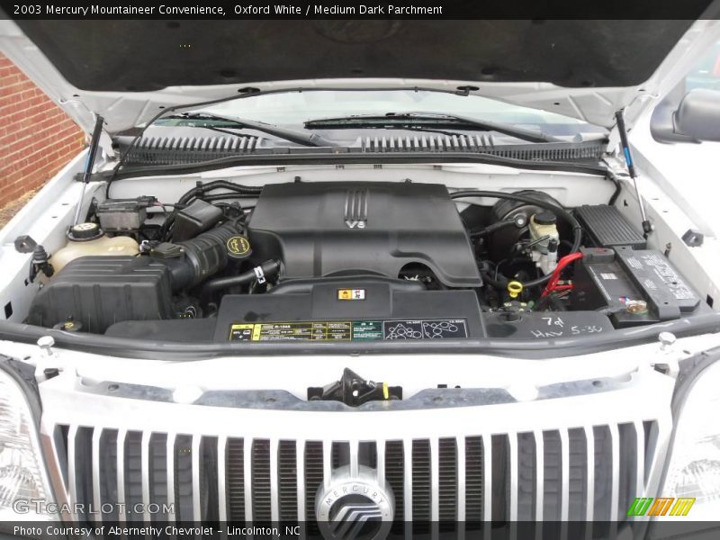 Oxford White / Medium Dark Parchment 2003 Mercury Mountaineer Convenience