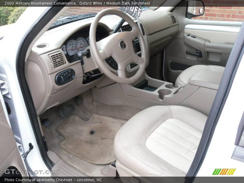 Oxford White / Medium Dark Parchment 2003 Mercury Mountaineer Convenience