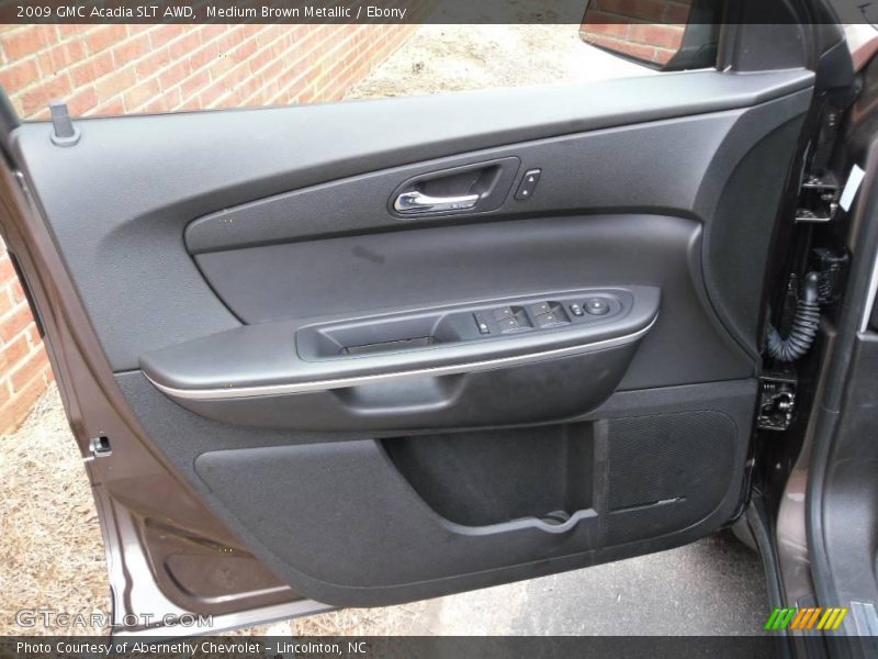 Medium Brown Metallic / Ebony 2009 GMC Acadia SLT AWD