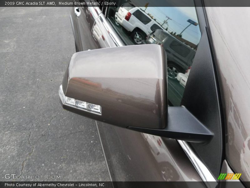 Medium Brown Metallic / Ebony 2009 GMC Acadia SLT AWD