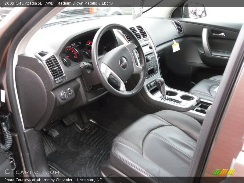 Medium Brown Metallic / Ebony 2009 GMC Acadia SLT AWD