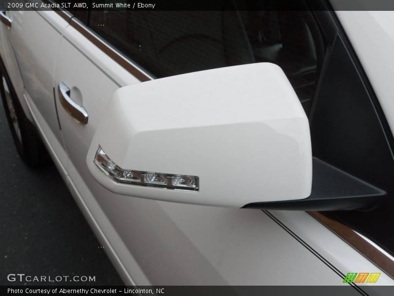 Summit White / Ebony 2009 GMC Acadia SLT AWD