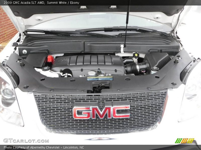 Summit White / Ebony 2009 GMC Acadia SLT AWD