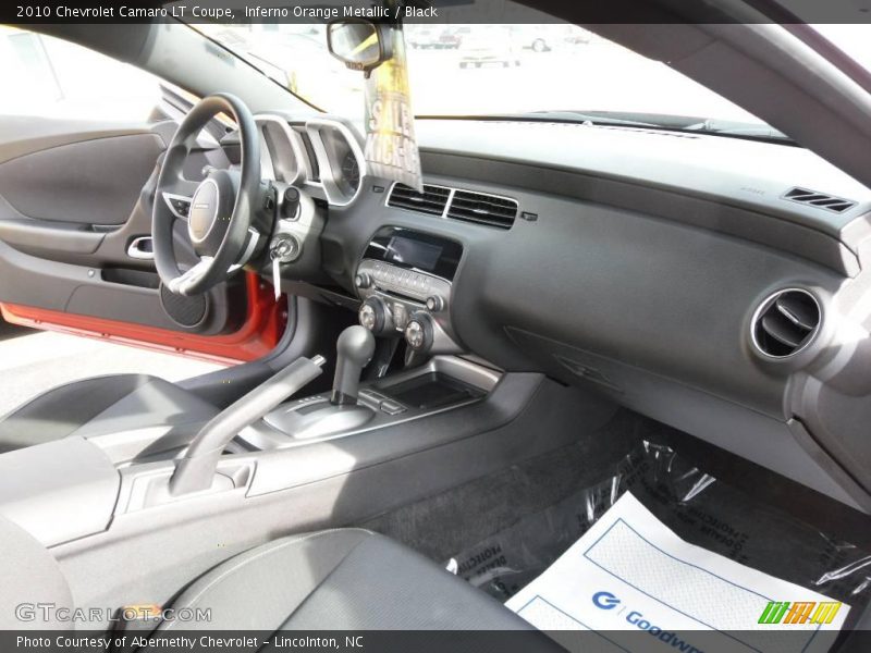 Inferno Orange Metallic / Black 2010 Chevrolet Camaro LT Coupe