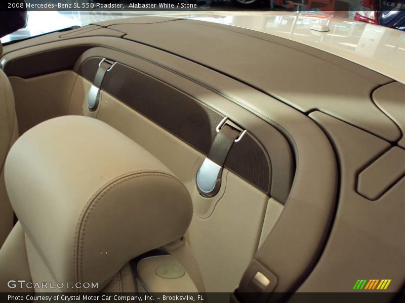 Alabaster White / Stone 2008 Mercedes-Benz SL 550 Roadster
