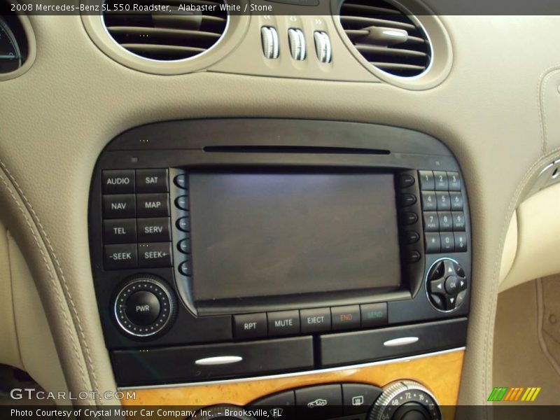 Alabaster White / Stone 2008 Mercedes-Benz SL 550 Roadster