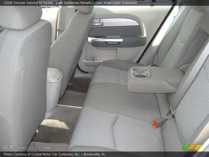 Light Sandstone Metallic / Dark Khaki/Light Graystone 2008 Chrysler Sebring LX Sedan