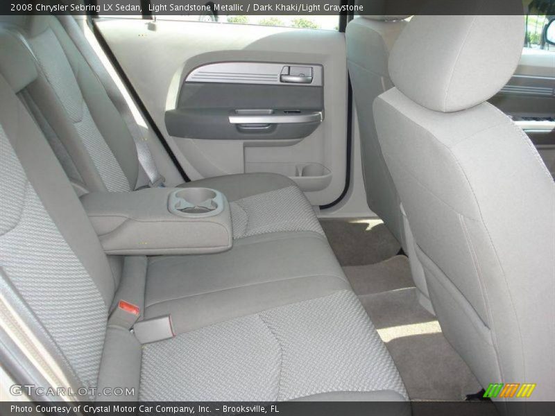 Light Sandstone Metallic / Dark Khaki/Light Graystone 2008 Chrysler Sebring LX Sedan