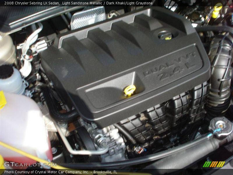 Light Sandstone Metallic / Dark Khaki/Light Graystone 2008 Chrysler Sebring LX Sedan