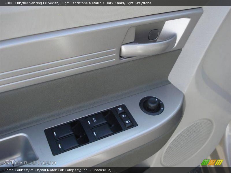 Light Sandstone Metallic / Dark Khaki/Light Graystone 2008 Chrysler Sebring LX Sedan