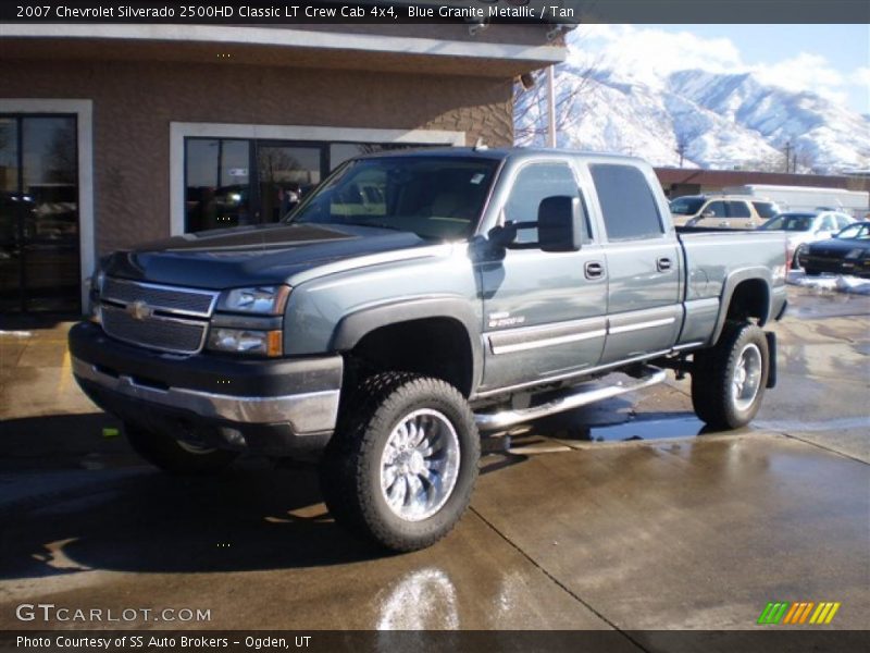 Blue Granite Metallic / Tan 2007 Chevrolet Silverado 2500HD Classic LT Crew Cab 4x4