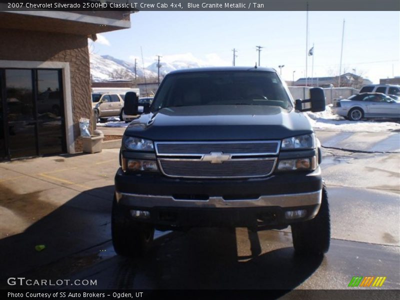 Blue Granite Metallic / Tan 2007 Chevrolet Silverado 2500HD Classic LT Crew Cab 4x4