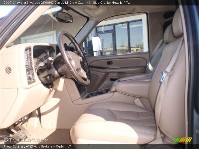 Blue Granite Metallic / Tan 2007 Chevrolet Silverado 2500HD Classic LT Crew Cab 4x4