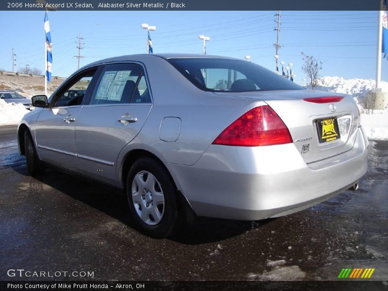 Alabaster Silver Metallic / Black 2006 Honda Accord LX Sedan